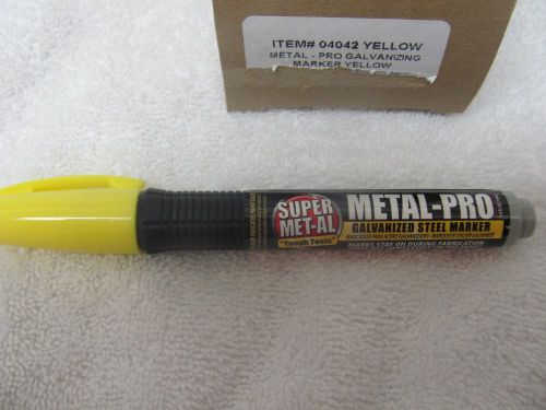 BRAND NEW METAL-PRO GALVANIZED PAINT MARERS IN YELLOW