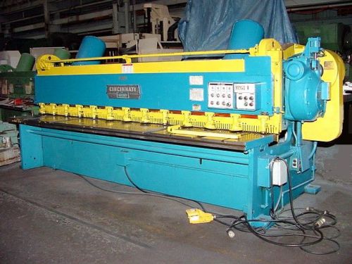 1974 cincinnati 1412 3/16&#034; x 12&#039; power shear w/fopbg for sale