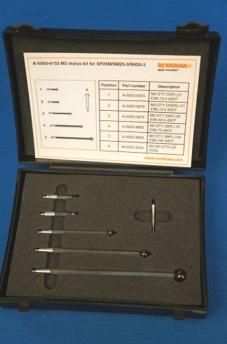 New Renishaw M3 Carbon Fiber CMM Probe Styli Kit SP25M/SM25-1 90 Day Warranty