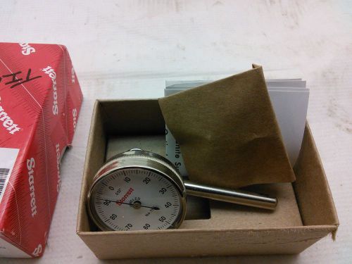 Starrett 196B1 Universal Dial Indicator, Back Plunger, White Dial, TI005