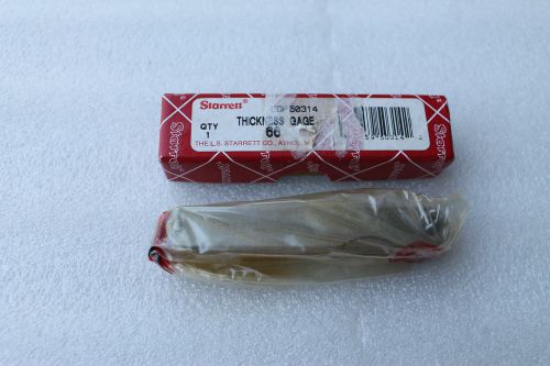 Starrett Tools - 66 - Thickness Feeler Gauge 26 Straight Leaves 0.0015-0.025 NOS