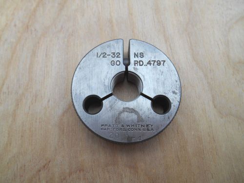 1/2 - 32 NS, GO THREAD RING GAGE , P&amp;W