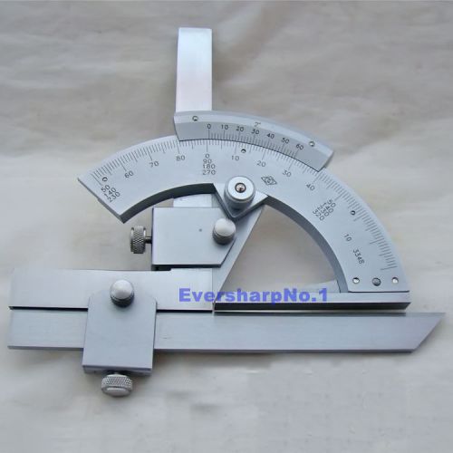 New 1pcs 320 Degree Universal Bevel Protractor Angular Dial Length 150mm