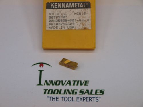 NTC3L16I Top Notch Carbide Threading Insert Grade K810 Kennametal Brand 1pc