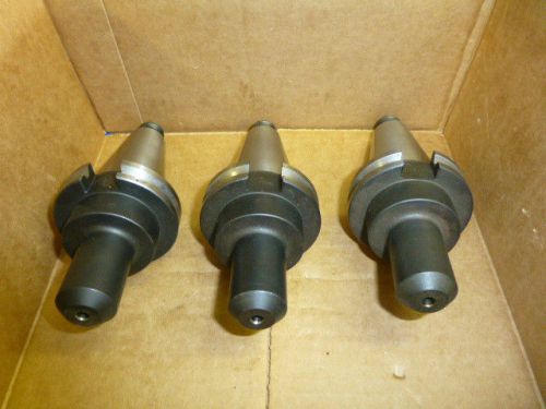 3 GOOD USED PARLEC CAT 40 TOOL HOLDERS          NO RESERVE