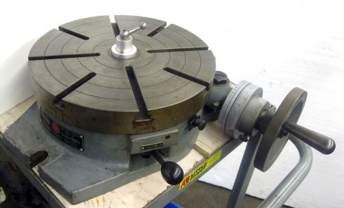 TROYKE 12&#034; Diameter T-Slotted HORIZONTAL ROTARY TABLE model R-12