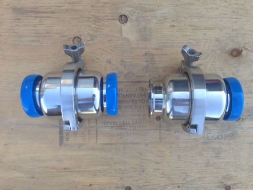 2 NEW - 2&#034; Stainless Steel Check-Valves