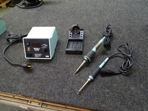 Weller EC2002M Solder Station &amp; 2 Soldering Irons EC1201A &amp; EC1302A &amp; Holder