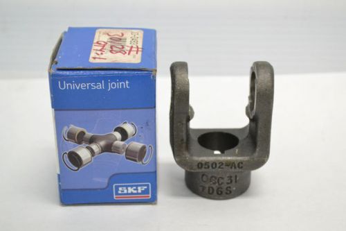 NEW SKF 10-0493 UNIVERSAL JOINT POWER TAKE OFF END YOKE 76X57X57MM B257419