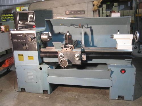 Swi prototrak trak trl1745p 2 axis cnc lathe manual plus teach engine toolroom for sale