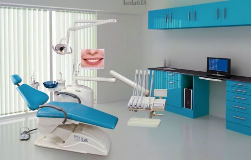 Computer Controlled Dental Unit Chair FDA CE Approved E5 Soft Leather