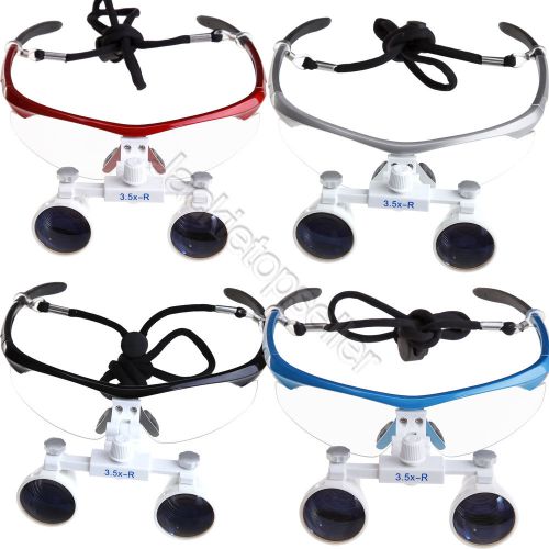 5pcs dental colorful surgical lab binocular loupes 3.5x medical free shipping for sale