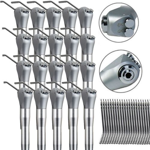 20X Dental Air Water Spray Triple Syringe 3 Way Handpiece w/ Nozzles Tips Tubes