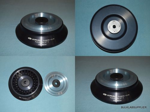 SORVALL FA-MICRO 24 x 0.5 ml tubes Microcentrifuge Fixed-Angle Rotor P/N 27159