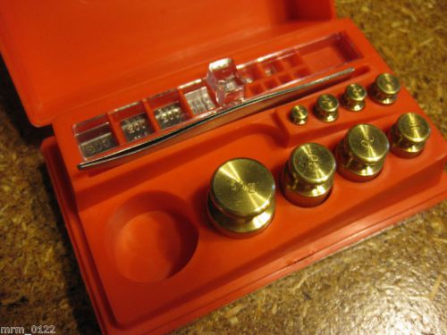 Troemner weight and calibraton set for sale