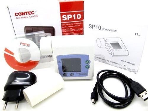 Hot,CE approved,NEW HANDHELD DIGITAL SPIROMETER+software,PEF FEFV1 FVC LUNG