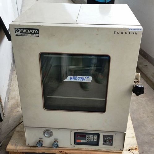 Sibata vos-505 vacuum oven  - aar 2941 for sale