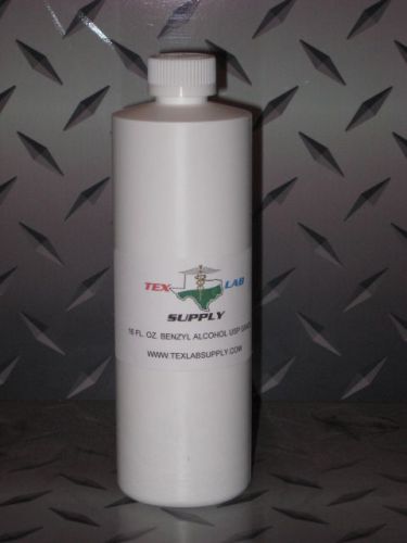 TEX LAB SUPPLY 16 Fl. Oz. Benzyl Alcohol USP Grade - Sterile FREE SHIPPING!