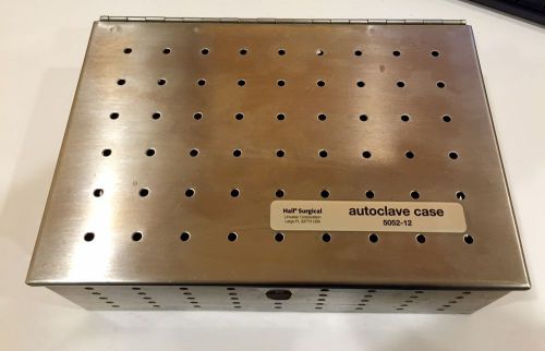 Hall Surgical Autoclave Sterilization Orthopedic Case 5052-12