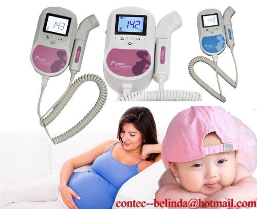 CONTEC NEW Pocket Fetal heart doppler /Backlight LCD 3mhz FDA+2 Years Warranty