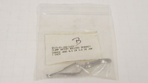 Pilling 35-3062 Clamp Artery Bulldog Debakey Curved Jaws 8.5cm