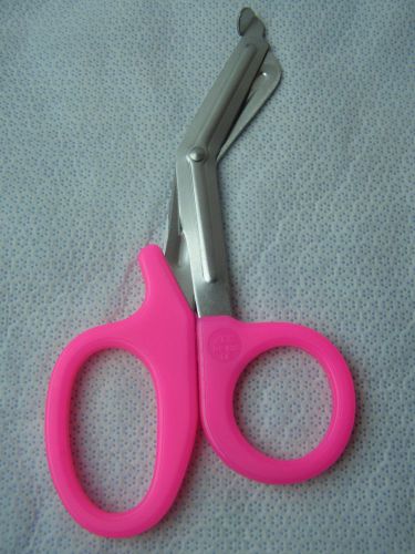 1- utility scissors 7.5&#034; neon pink emt medical paramedic nurse scissors for sale