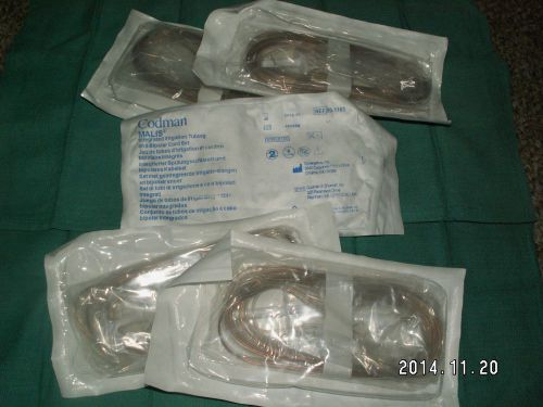 CODMAN Bipolar Cord w/Irrigation Tubing, New Sterile Packs X5, Neuro, ENT, NR