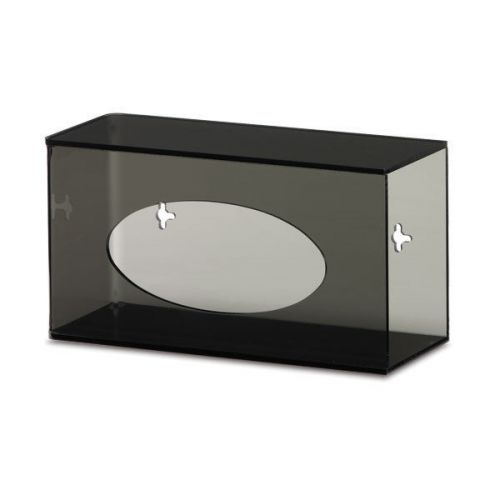 Side-loading acrylic glove dispenser - single  10.125&#034;w x 4.125&#034;d x 5.5&#034;h 1 ea for sale