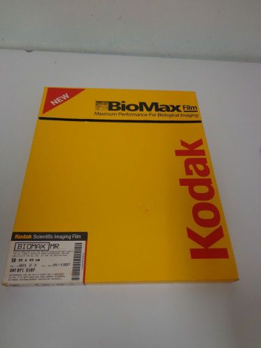 Kodak BioMax MR Film 871-587 Scientific Xray Film 35 X 43 cm Xray 22 Sheets