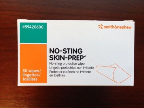 Smith &amp; Nephew NO-STING SKIN-PREP 50/bx #59420600 NEW Genuine Nosting Skinprep