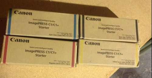 Canon ImagePress C1/C1+ Starters Full Kit - Black, Cyan, Magenta, Yellow