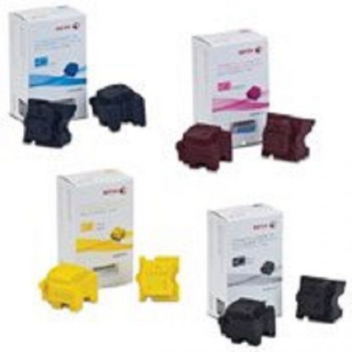 Genuine New Xerox ColorQube 8700 Ink  2-Packs in All 4 Colors 1 box of each