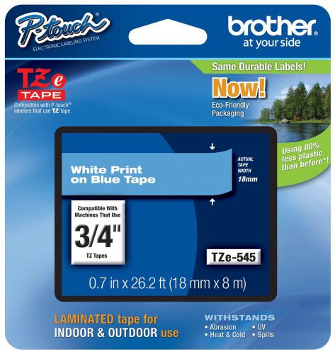 Brother tz545 tz-545 tze545 tze-545 p-touch label tape *genuine brother* pt-2730 for sale