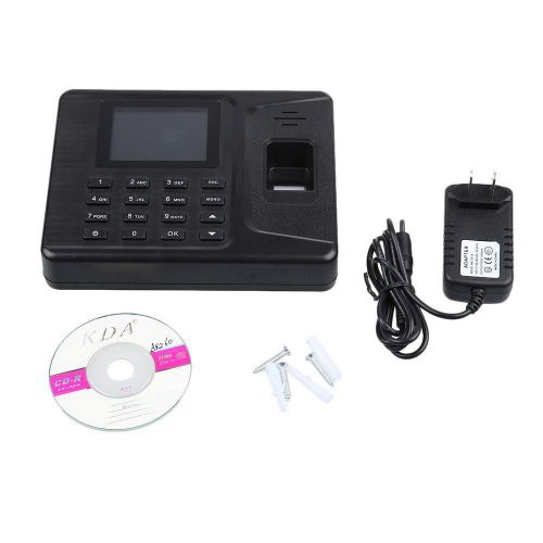 2.8&#034; Biometric Fingerprint Time Clock Employee Recorder + USB + Password