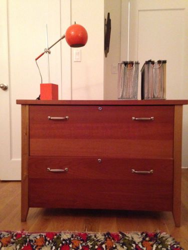 Fabulous Wooden Lateral Two Drawer Filing Cabinet -- elegant and functional