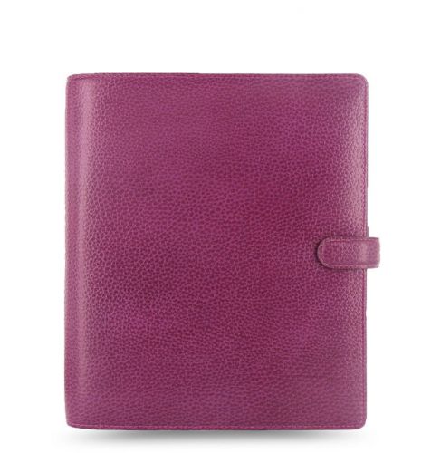 Filofax A5 Finsbury Leather Organizer Raspberry Leather- 025371 - Auction