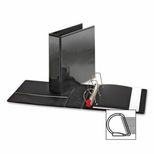 Sparco Locking D-Ring View Binder,3 &#034;Capacity,11&#034;x8-1/2&#034;,Black (SPR26962)