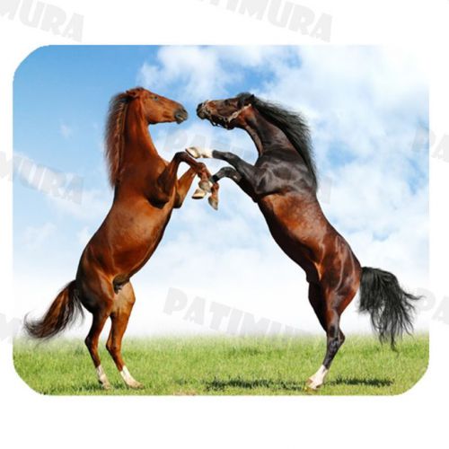 New Horse Custom Mouse Pad for Gaming with Rubber Backed