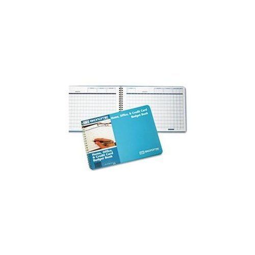 Ekonomik BB10 Home/office Budget Book, 56 Pages, 10 1/4 X 7 1/4, Aqua