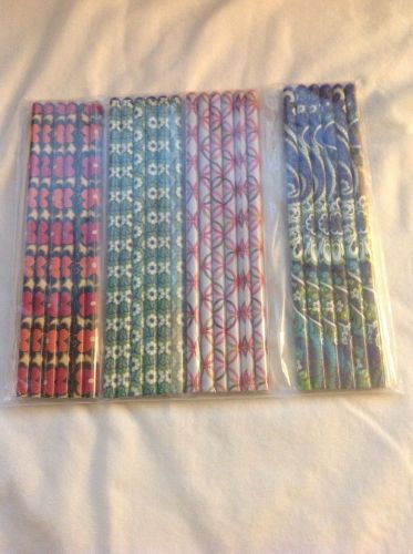 Vera Bradley Set of 24 Gem Pencils New in Package