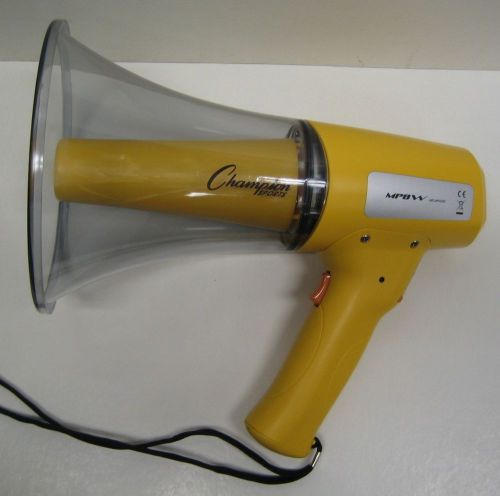 12 Watt Megaphone Hand Loud Speaker Alert Siren Games Fields Races Sports MP8W