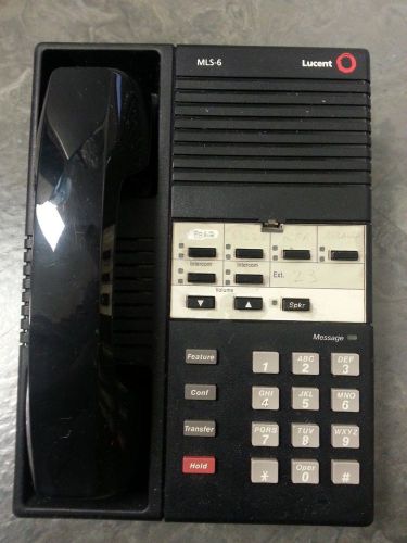 MLS-6 LUCENT AT&amp;T AVAYA  BLACK PHONE