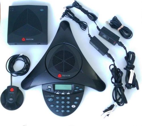 Polycom 2201-67880-160 soundstation2w ex dect 6.0 wireless conference phone w/ for sale