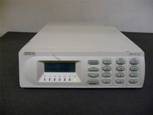 Adtran ISU 512 512-U 1202.086L1 ISDN Inverse Multiplexer