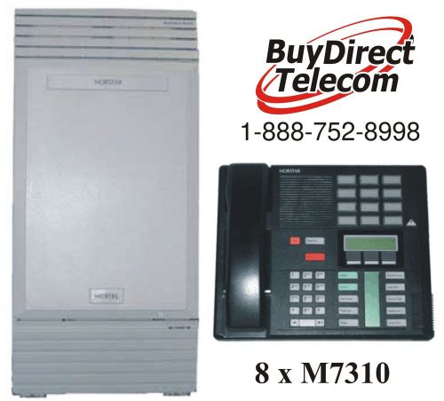 Nortel Modular ICS  - 8 Phones with 1 Year warranty