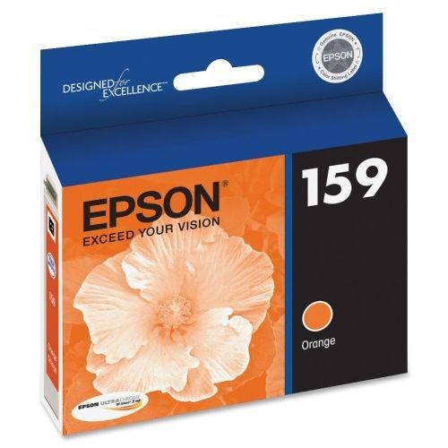 Epson ultrachrome hi gloss2 159 ink cartridge orng inkjet for sale