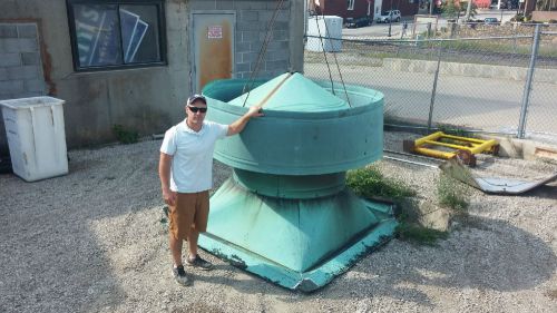 Extremely large solid copper cupola air vent - 6x6 ft- industrial barn air vent for sale