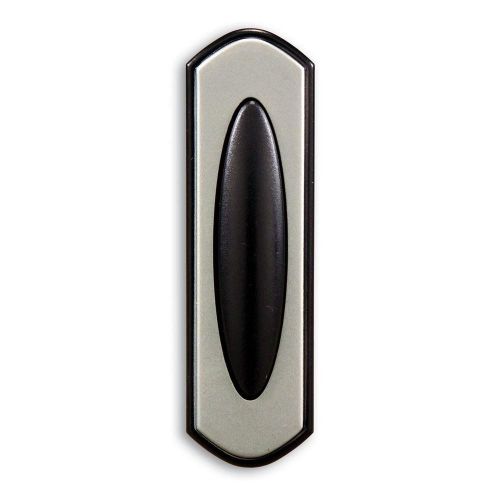 Heath Zenith SL-6203-BK Wireless Battery Operated Push Button, Black and Satin