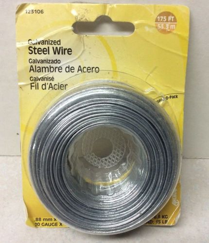 Hillman 123106 Galvanized Steel Wire - 175 ft. - 20 gauge-Charge Sure: 6.8 KG(6)