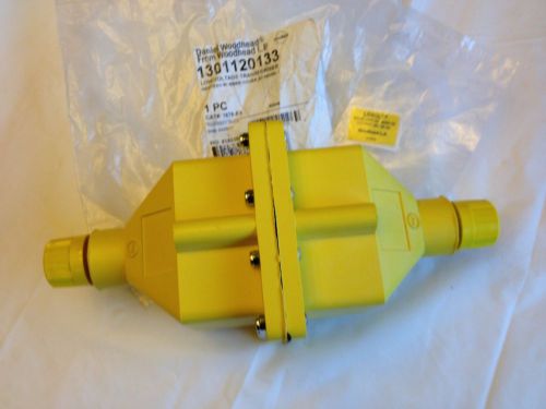 NEW WOODHEAD 1676 TRANSFORMER INCLORSURE ONLY-EX WATERTITE[R] BRAND YELLOW